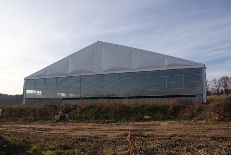 Пракат вытворчасць каркасна-тэнтавых павільёнаў складскіх аб'ектаў Польшча