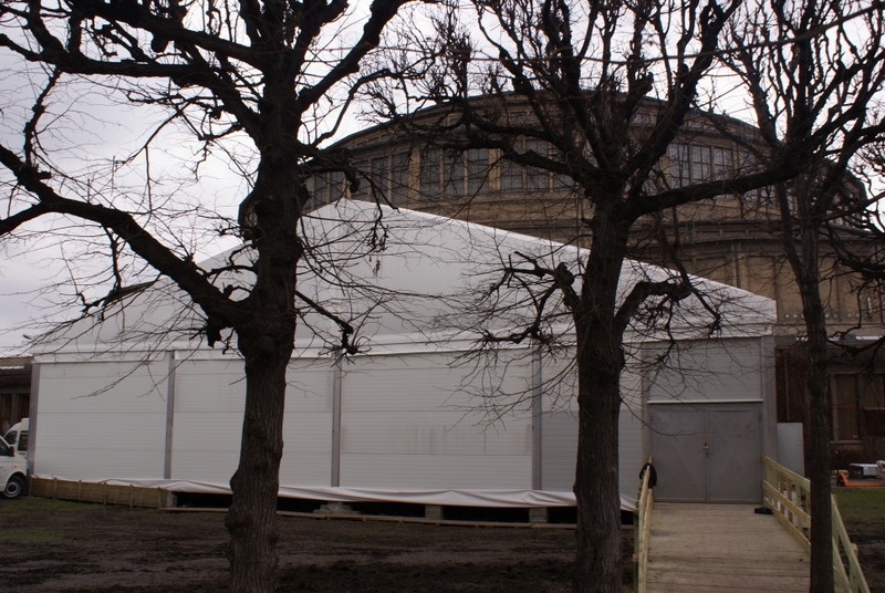 Пракат вытворчасць каркасна-тэнтавых павільёнаў складскіх аб'ектаў Польшча