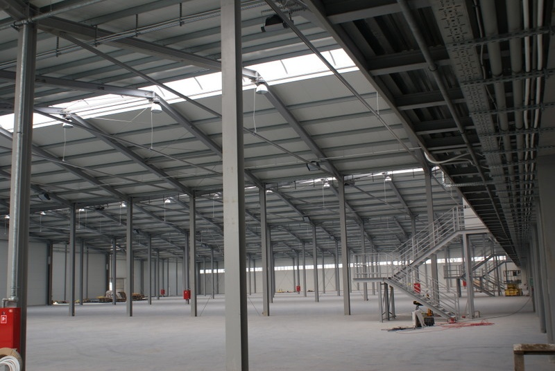 Пракат вытворчасць каркасна-тэнтавых павільёнаў складскіх аб'ектаў Польшча