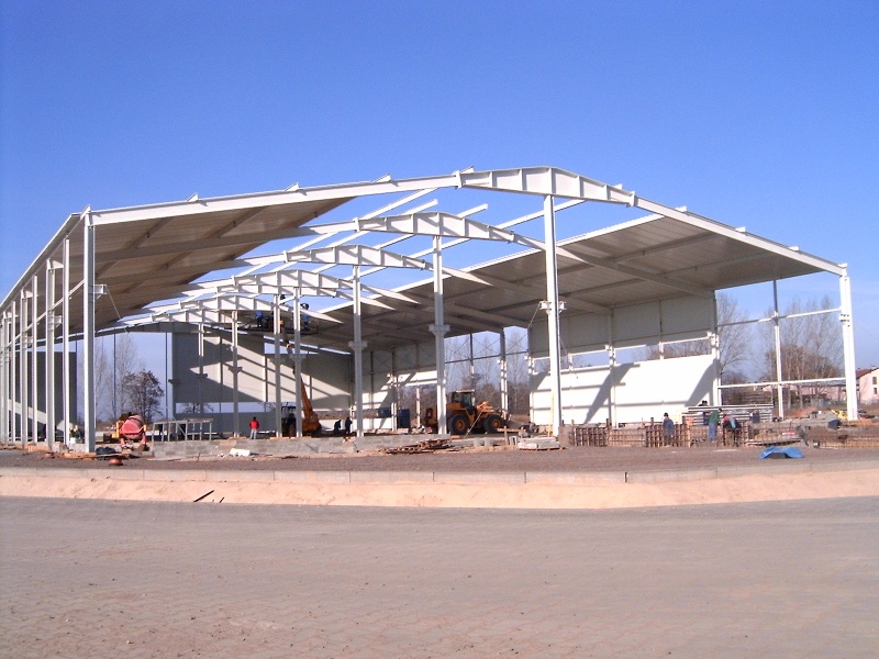 Пракат вытворчасць каркасна-тэнтавых павільёнаў складскіх аб'ектаў Польшча